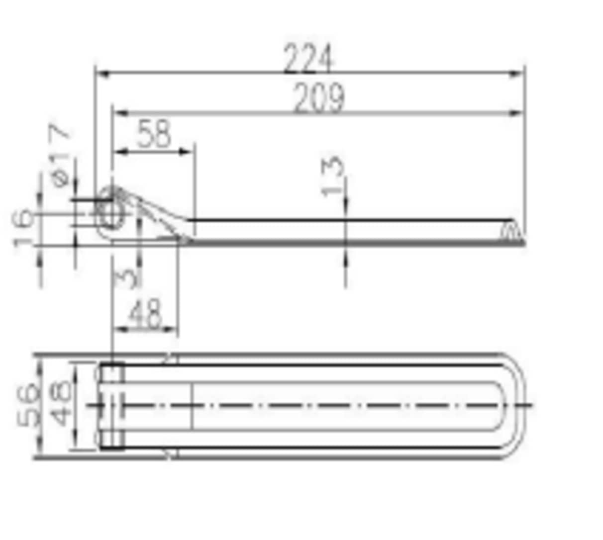 Bisagra Hembra BSCH 10-17-220 | Resistencia y Durabilidad para Sistemas de Cierre