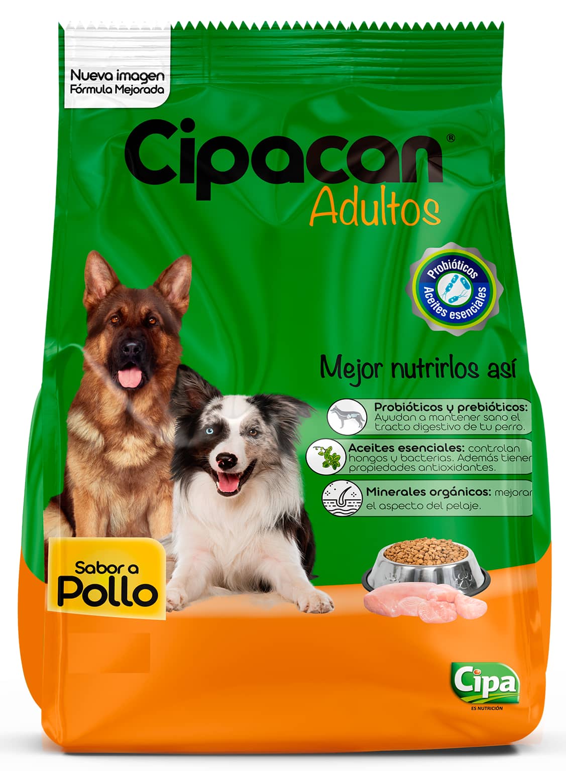 Alimento para perros Cipacan pollo x 20 x 1 kg - Cipa
