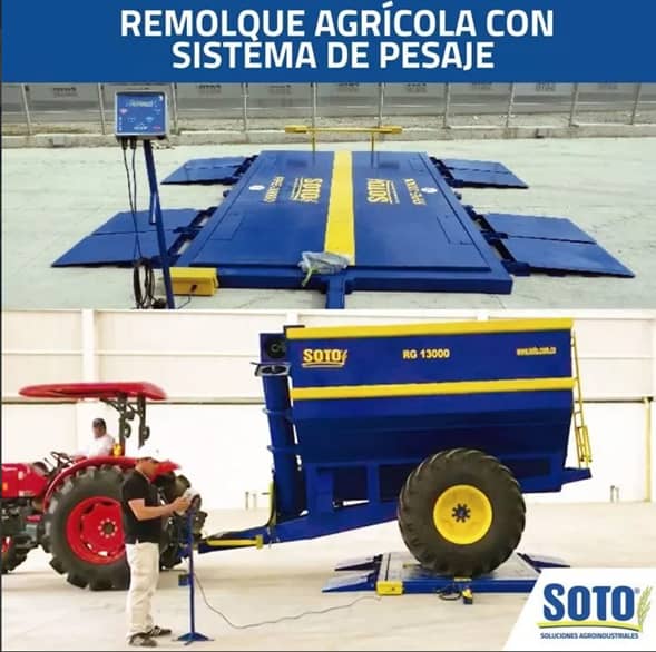 Remolque Agrícola con Sistema de Pesaje RAPE-30000