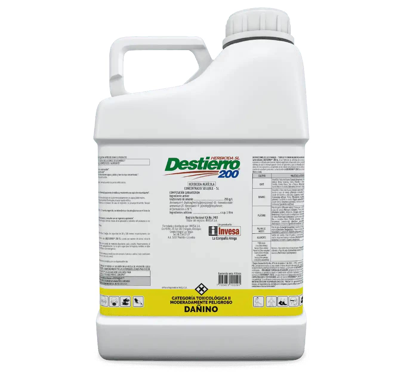 Herbicida Destierro 200 Sl x 4 Lt