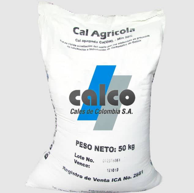 Enmienda Cal Agrícola x 50 KG - Cales de Colombia S.A
