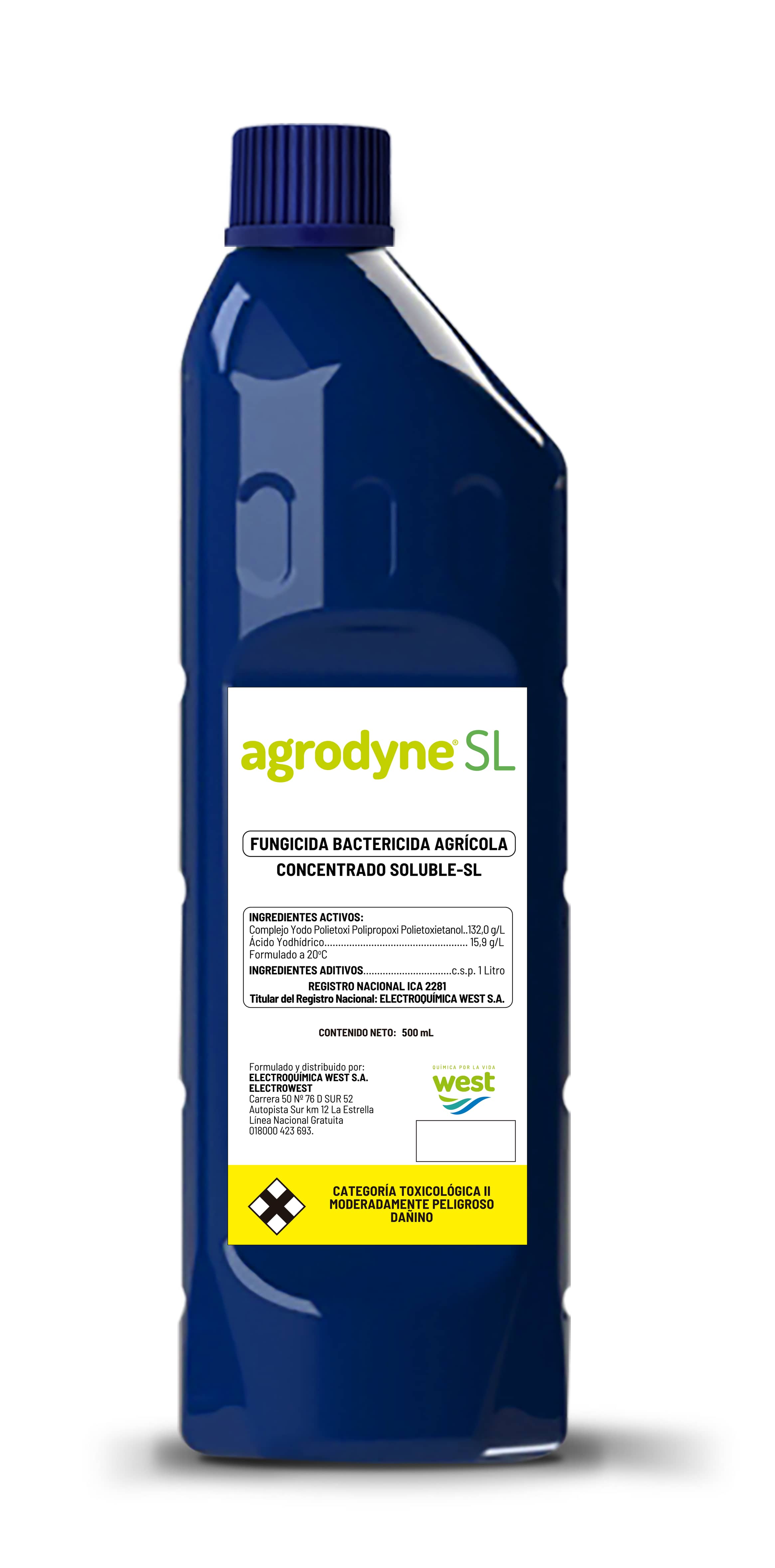 Fungicida Batericida Agrodyne SL x 500 mL
