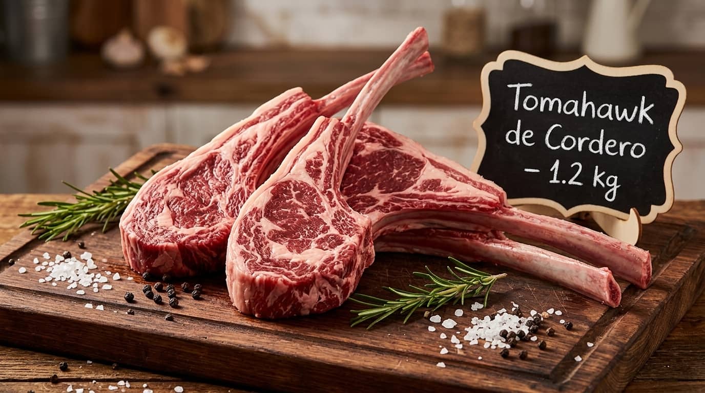 Tomahawk de Cordero x kg