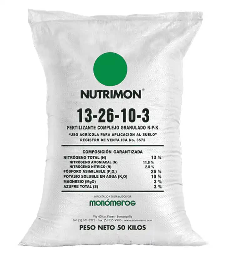 Fertilizante 13-26-10-3 x 50 Kg