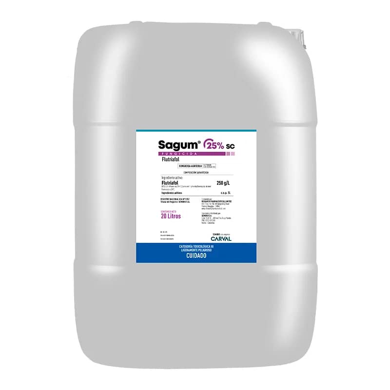 Sagum 25 SC 20 L — Fungicida sistémico con flutriafol para cultivos