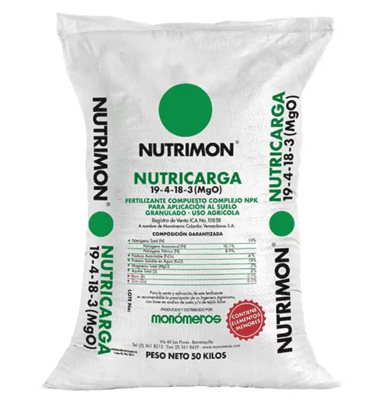 Fertilizante Nutrimon Nutricarga 19-4-18-3