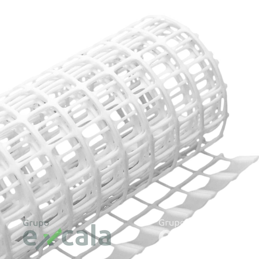 Malla Cuadrada Todo Terreno 15x15mm 1.0m x 30m Blanca | Excala