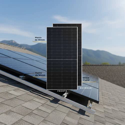 Panel Solar 630 W Doble Vidrio