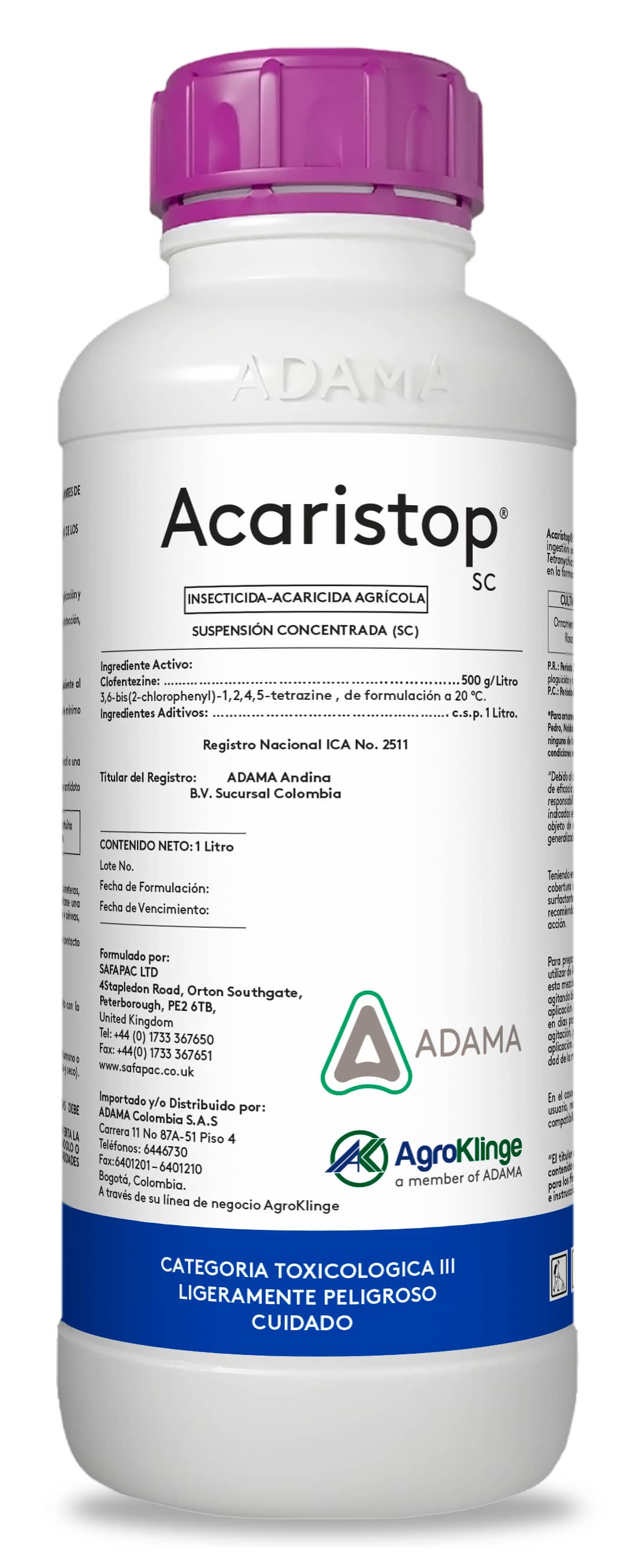 Acaricida Acaristop SC x 1 Lt - Adama