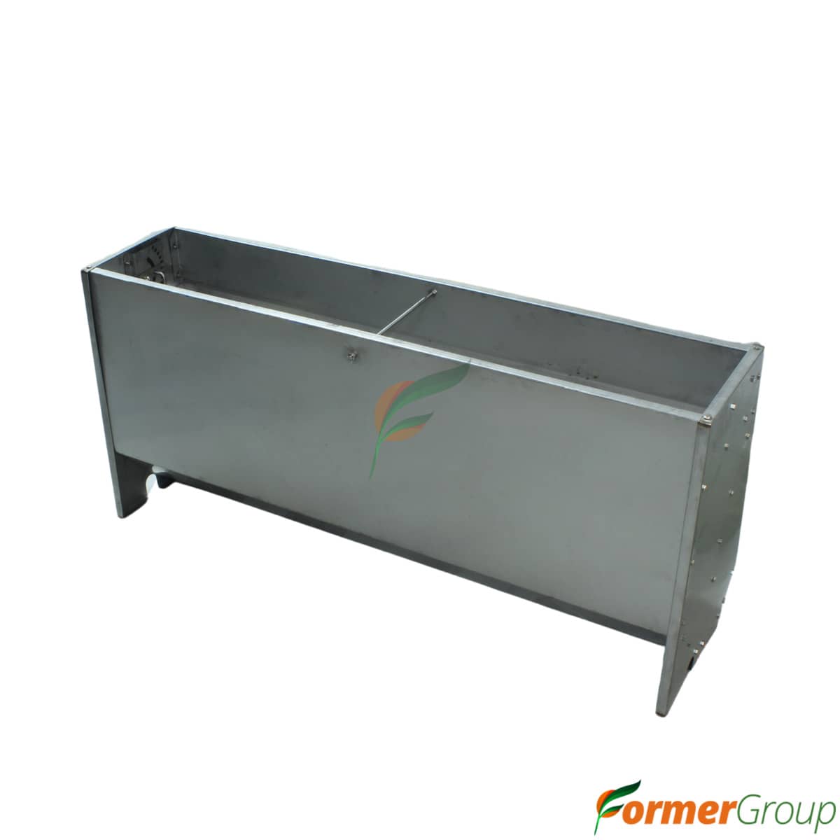 Comedero Cerdos Lechón Automático En Acero Una Cara 6 Espacios