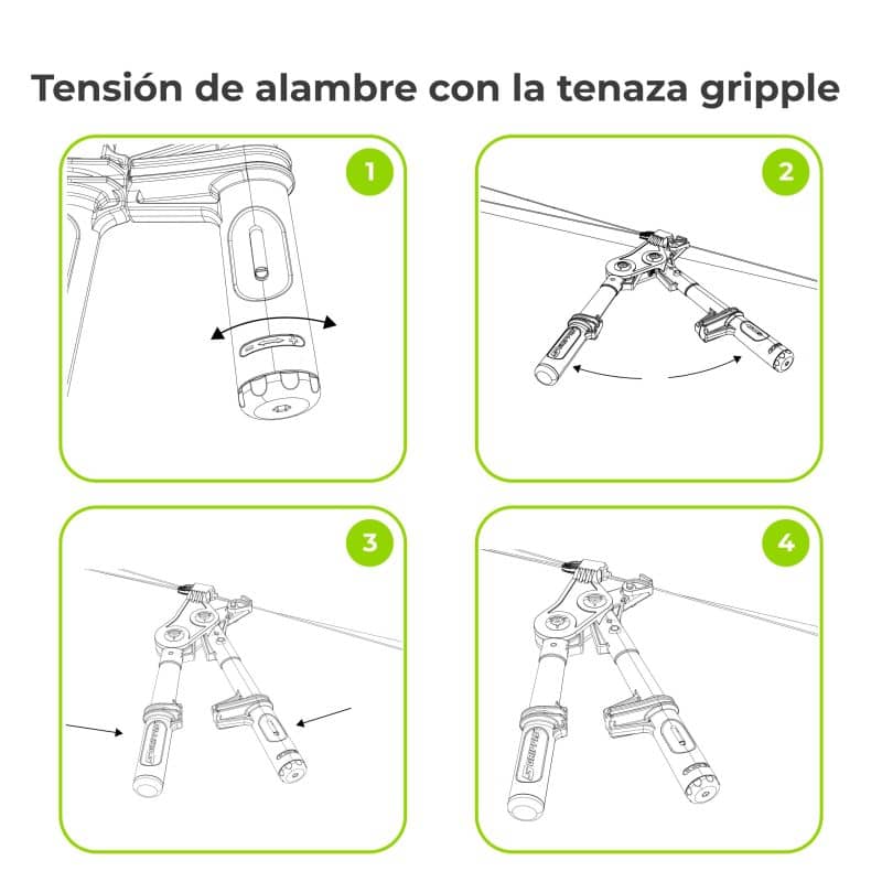 Tenaza Gripple - Herramienta Profesional para Tensado de Alambre