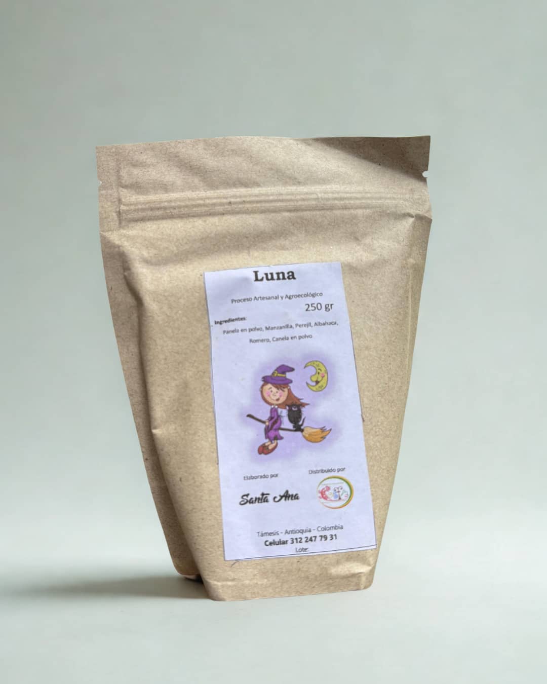 Luna Panela en polvo con especias