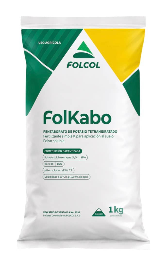 FOLBOROZINC Fertilizante foliar bioestimulante con boro y zinc