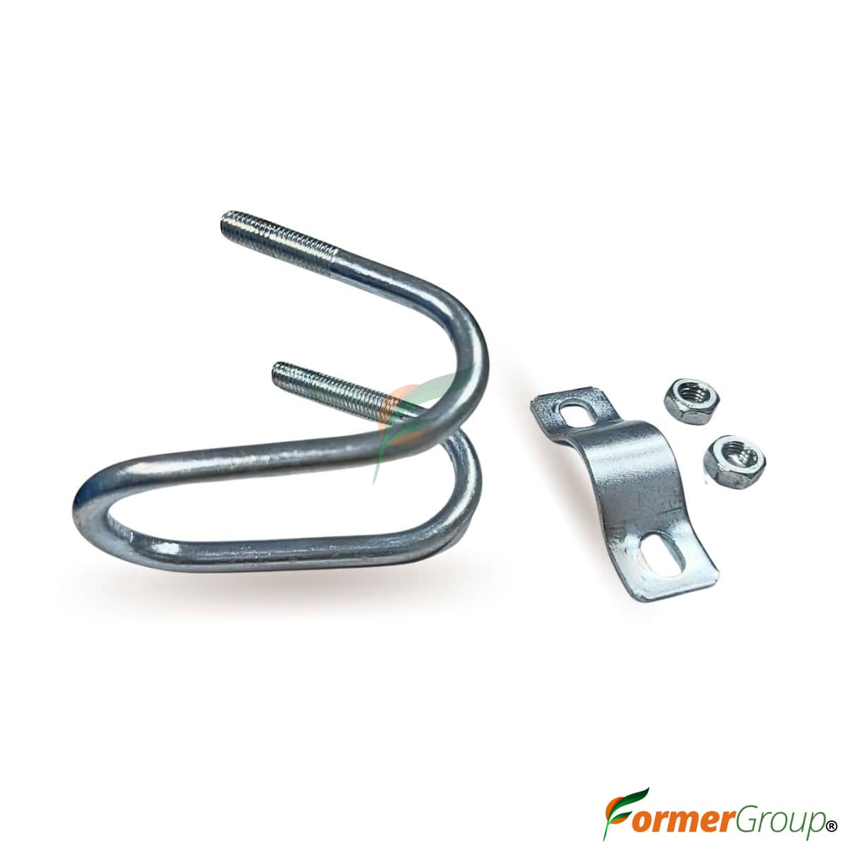 Abrazadera U Ovalada Jaula ParideraX5 | Acero Galv.