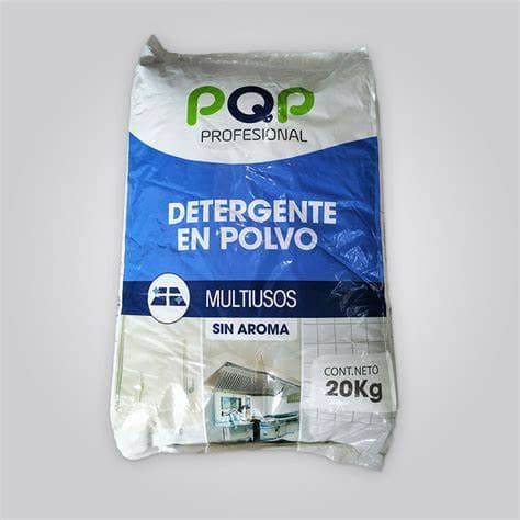Det PQP Sin Aroma Est 20kg | Detergente Institucional