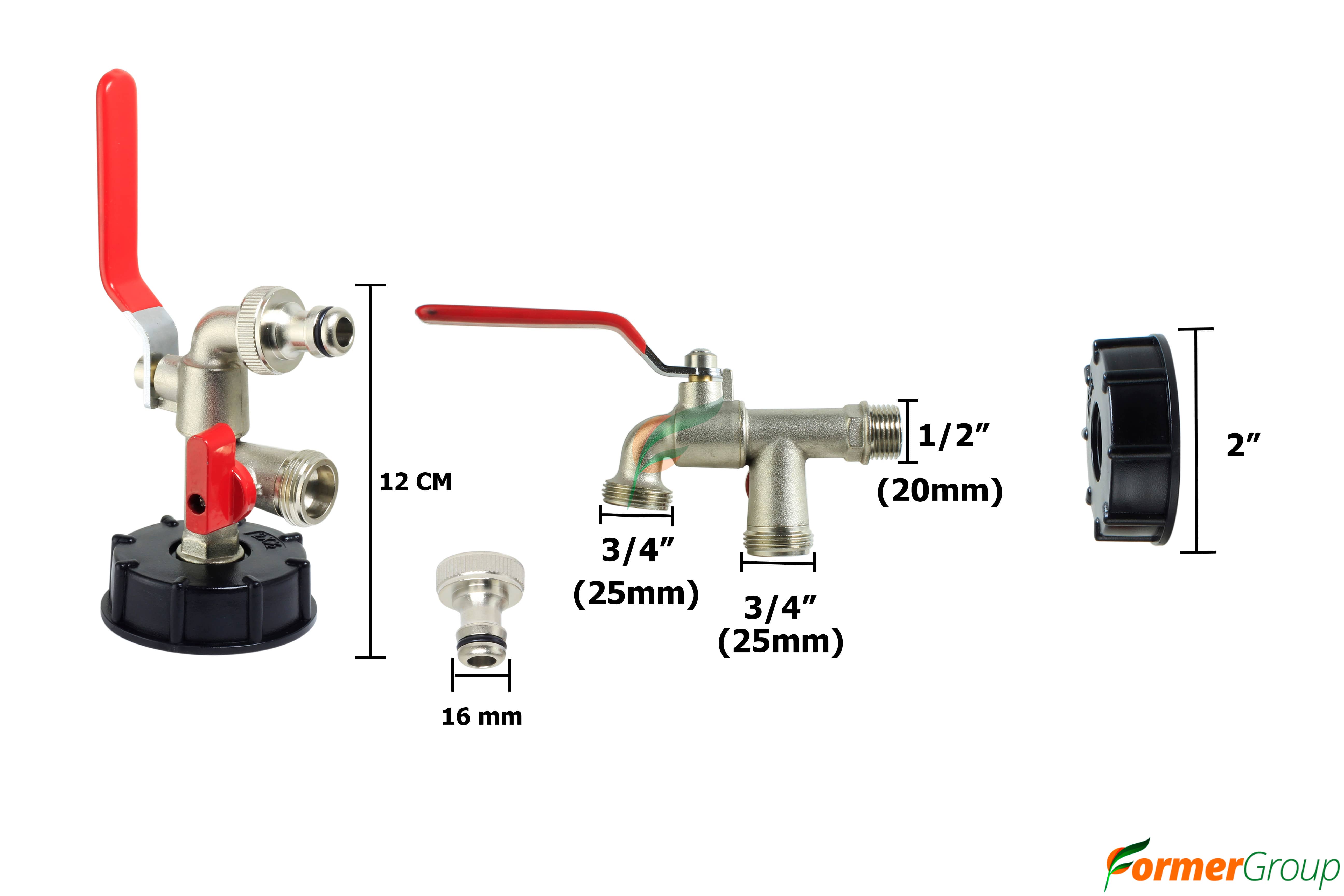 Adaptador De Agua Llave Doble Salida
