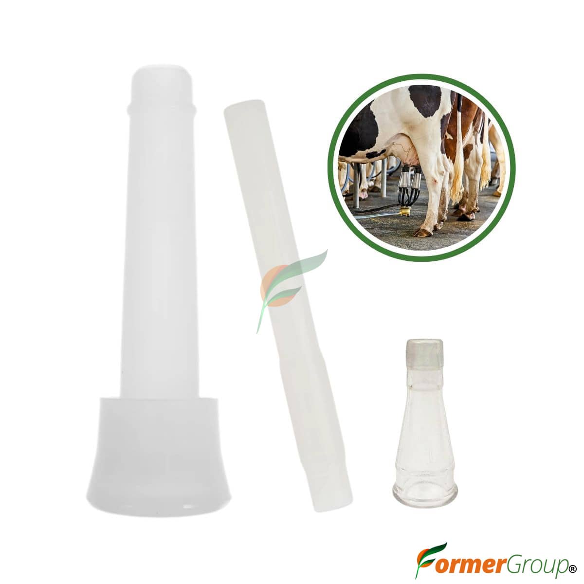 Pezonera de Silicona para Ordeño de Pistón - Kit de Repuestos