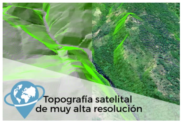 Topografía Satelital - alta resolución