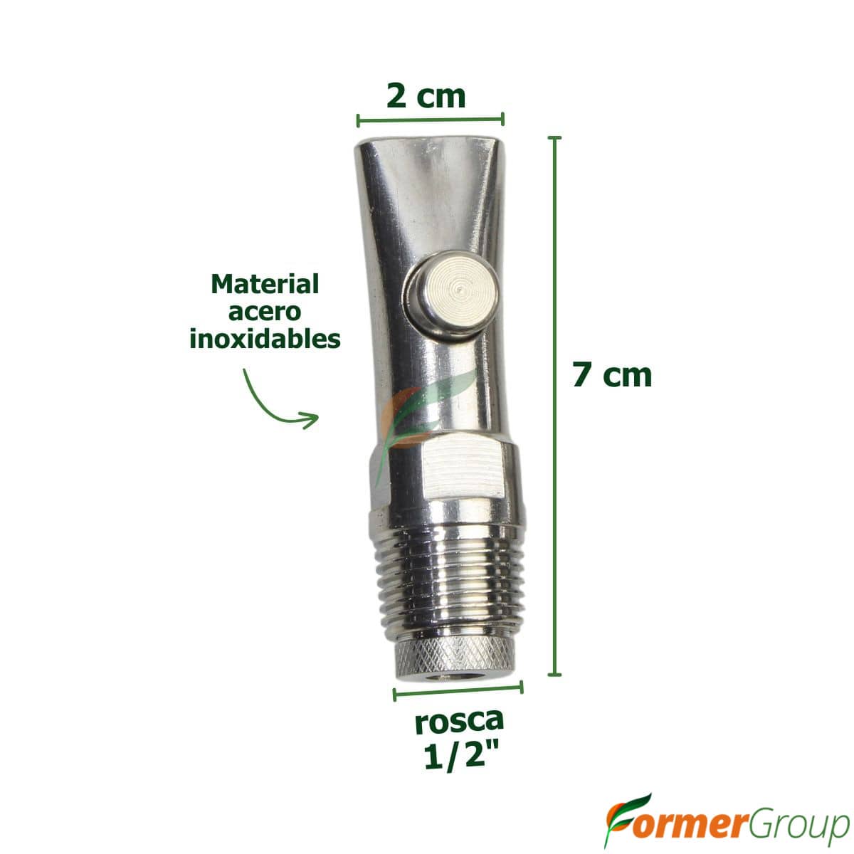 Bebedero Automático Lechones x5 | Acero Inoxidable