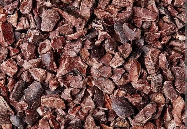 Nibs de cacao natural triturado