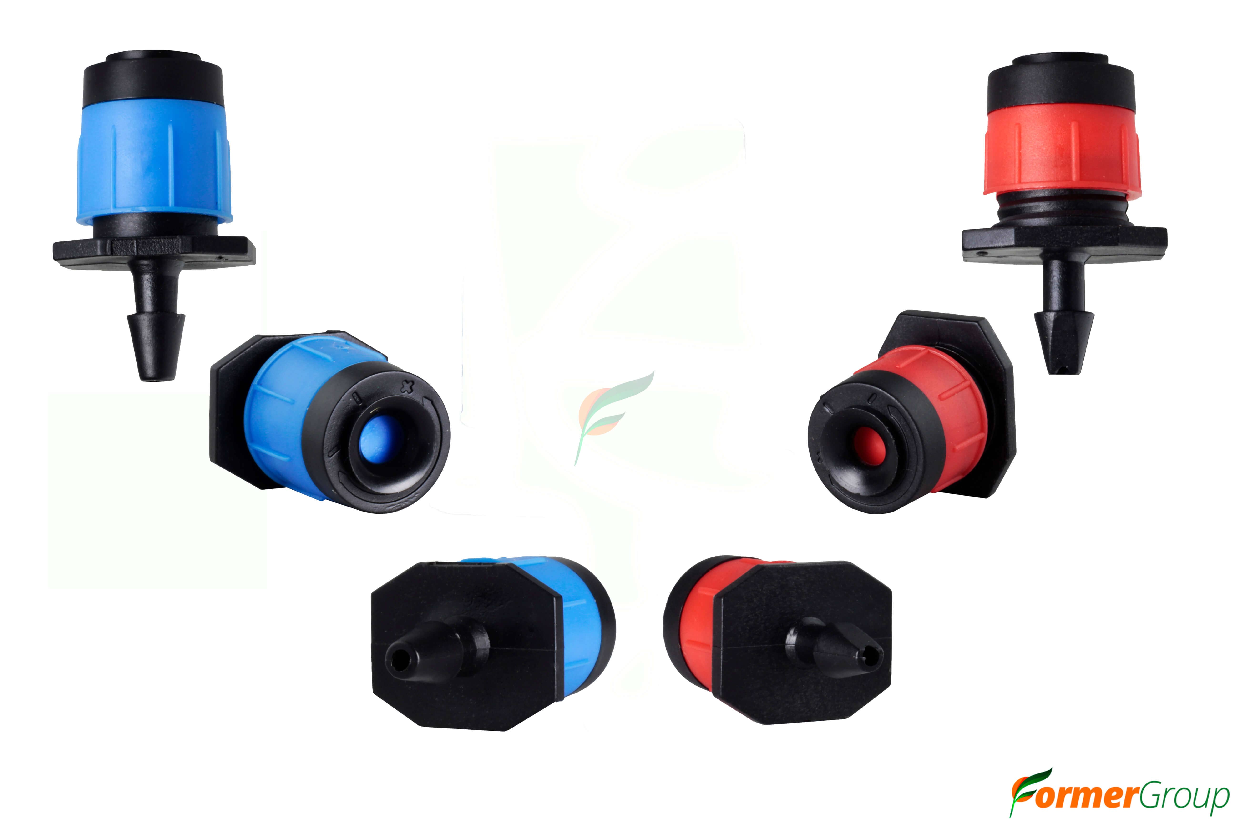 Microaspersor ajustable para riego por goteo