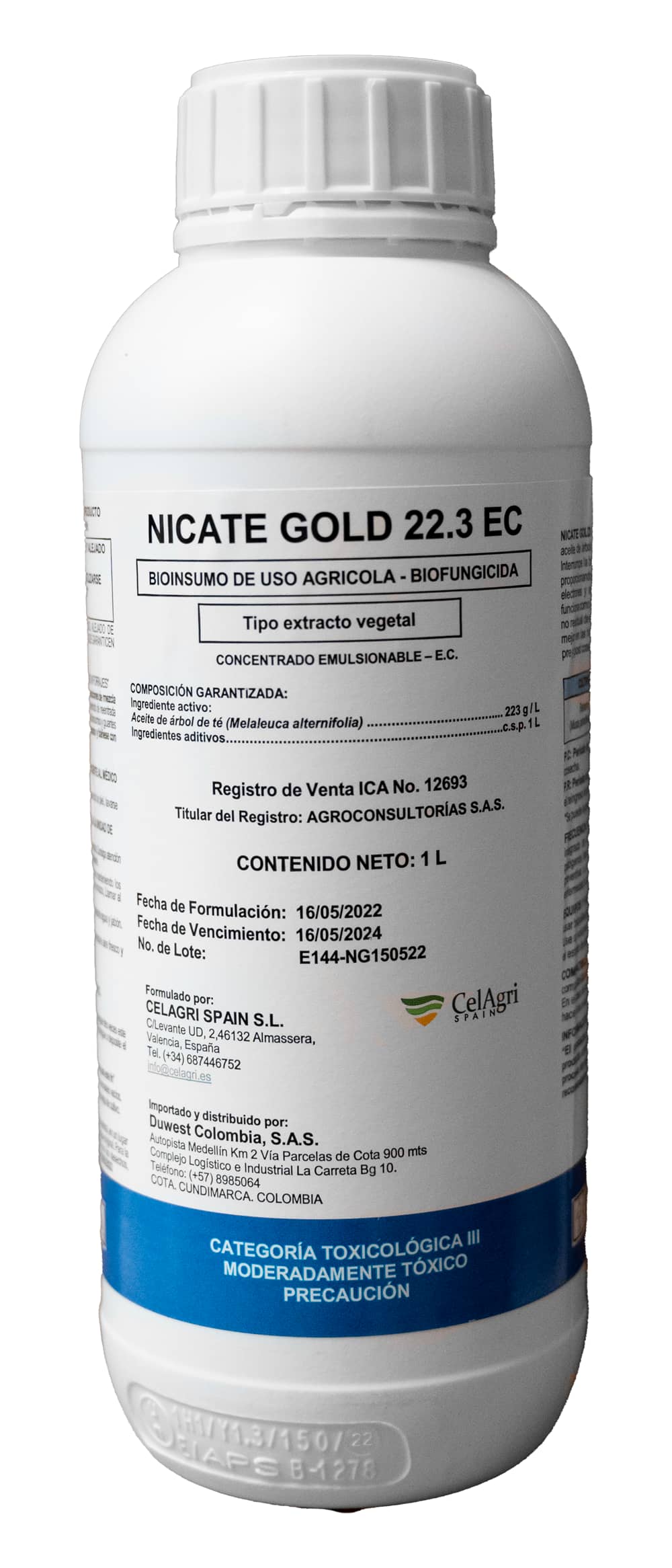 Biofungicida Nicate GOLD 22,3 EC x 1 Lt