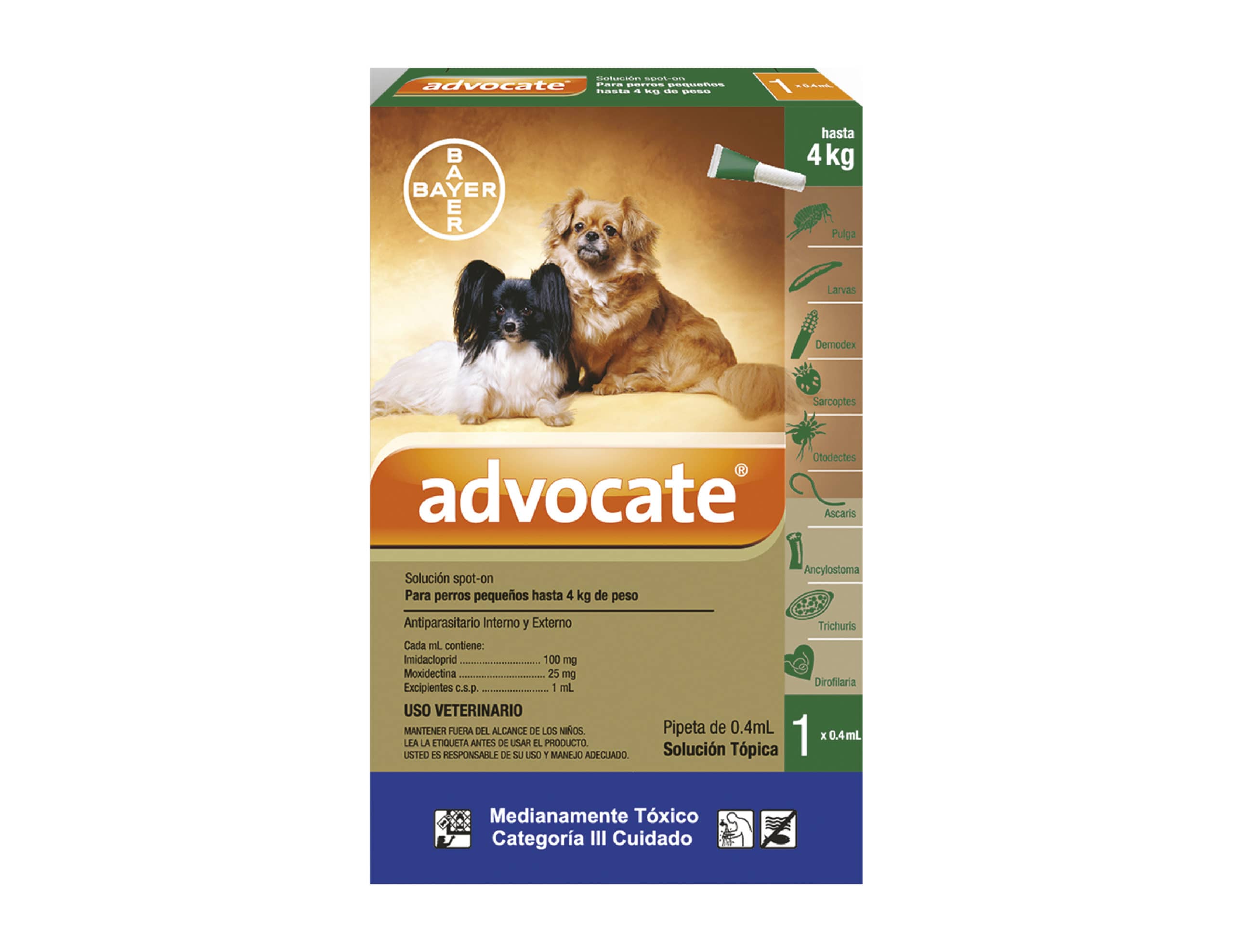 Antiparasitario Advocate (perros) x 0,4 Ml - Elanco
