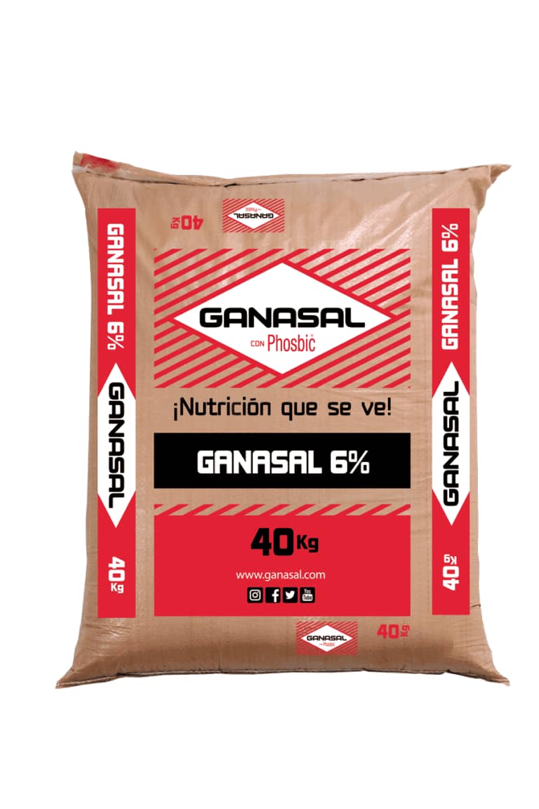Sal mineralizada - Ganasal 6% x 40 Kg