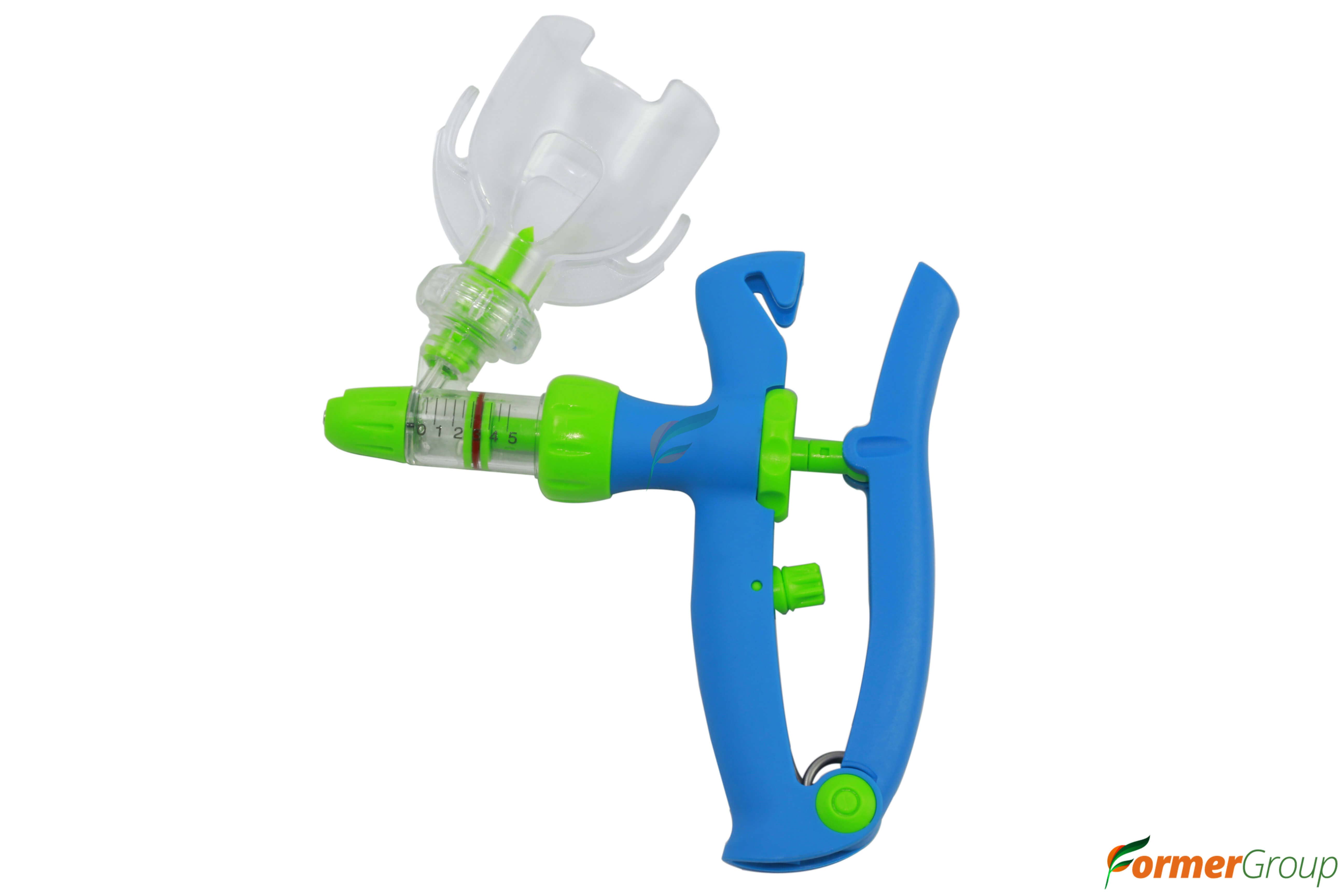 Jeringa Veterinaria Continua 5 ml Ajustable
