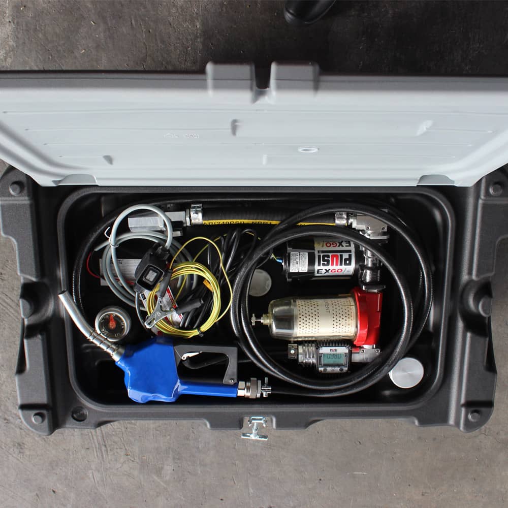 Tanque Móvil Combustible 40 Galones PRO 12V