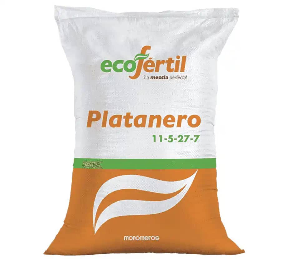 Fertilizante Platanero 11-5-27-7 x 50 Kg - Ecofértil