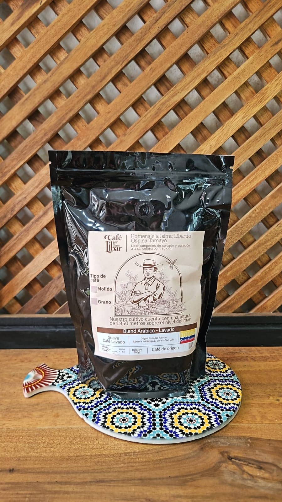 Café en Grano 500 g | Café Libar | Método Blend