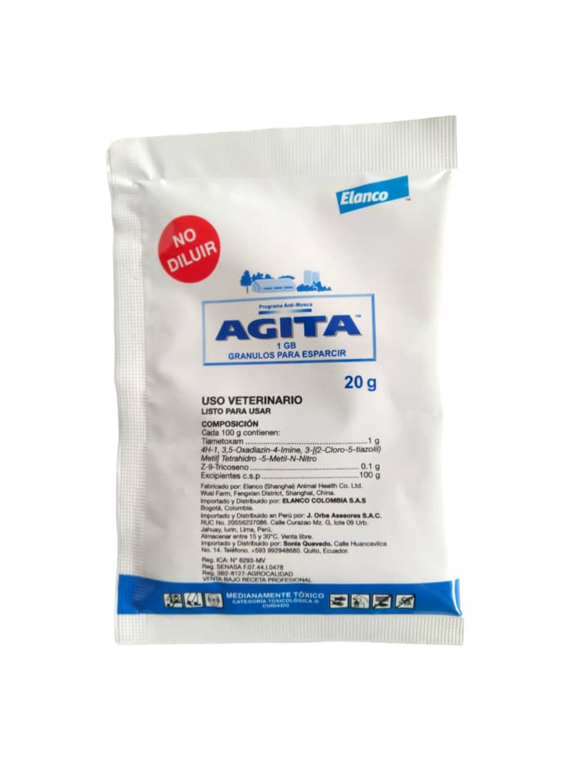 Agita 20 Gr – Cebo Insecticida Eficaz contra Moscas