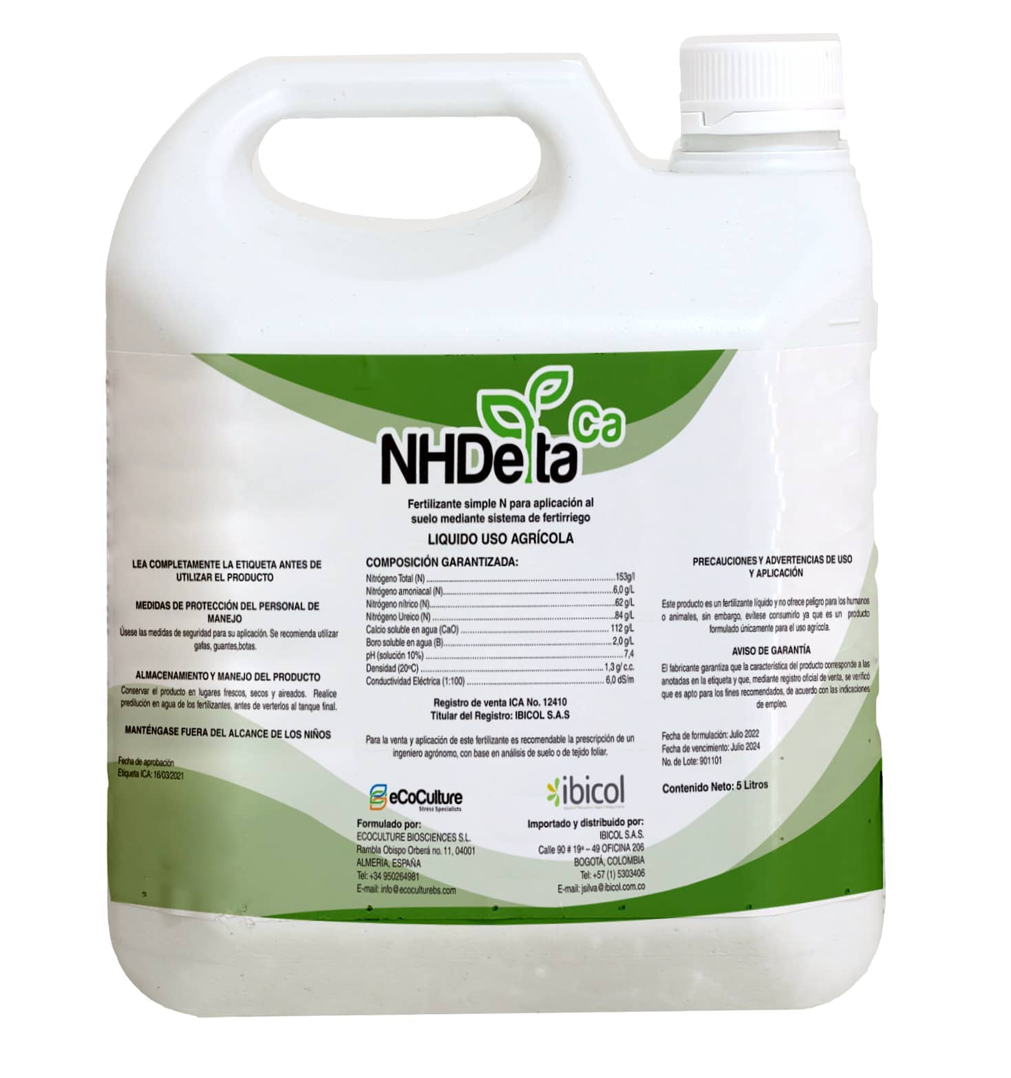 Fertilizante - NHDeltaCa x 20 Lt