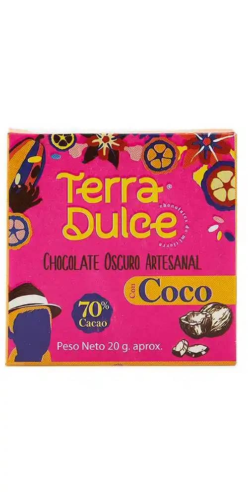 Barra de Chocolate 70% cacao (coco)