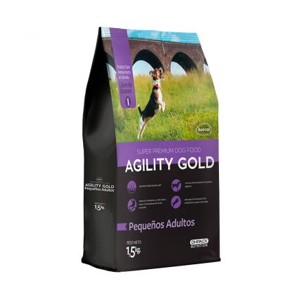 Alimento para perros Pequeños Adultos Agility Gold x 1.5 kg - Italcol