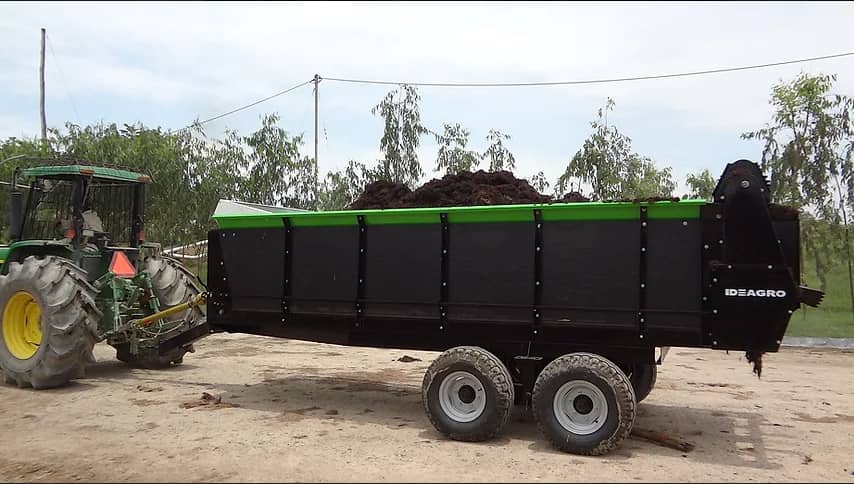 Remolque MSP 8,0 - Aplicación homogénea de fertilizantes