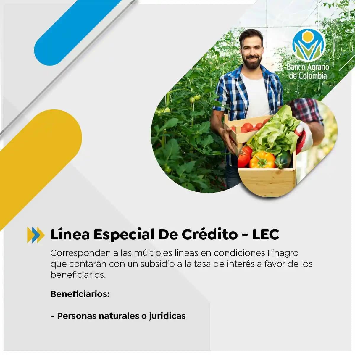 Línea Especial de Crédito - LEC - Banco Agrario