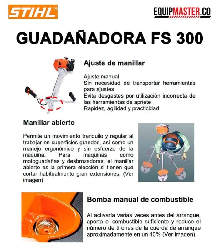 Desbrozadora FS300  Ferretería online 24/7