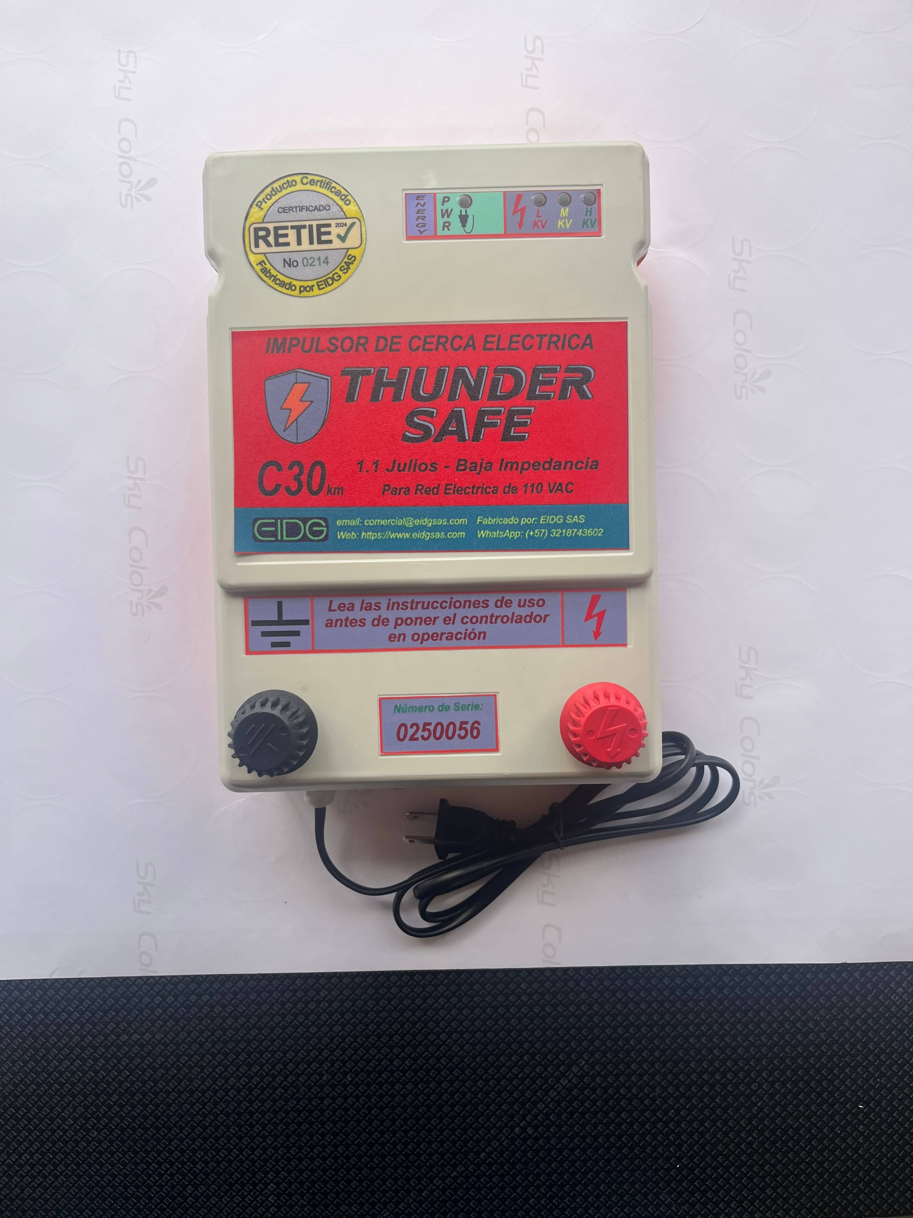 Impulsor de Cerca Eléctrica Thunder Safe C30 | 30 km
