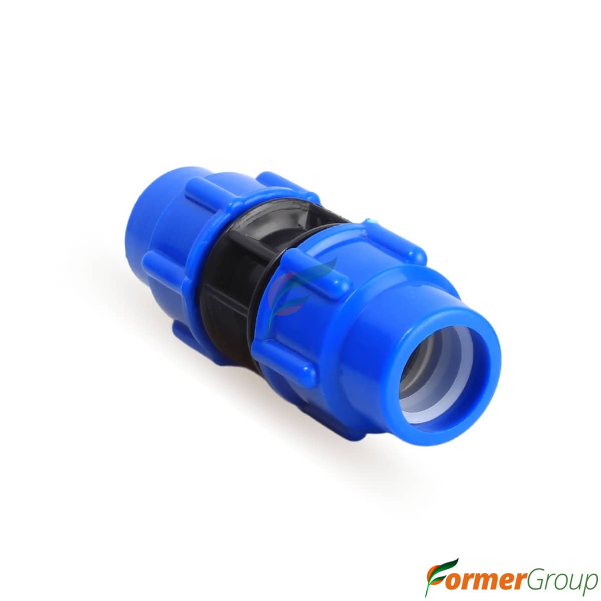 Conector Unión 50mm PE Riego para Agricultura y Huertos