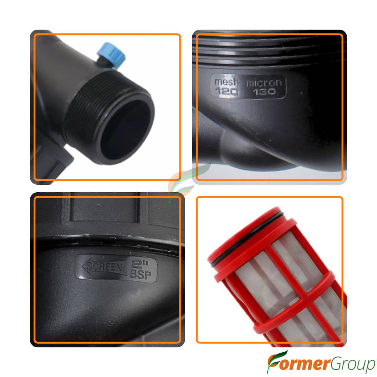 Filtro Malla 2Pulgadas Sistema Riego