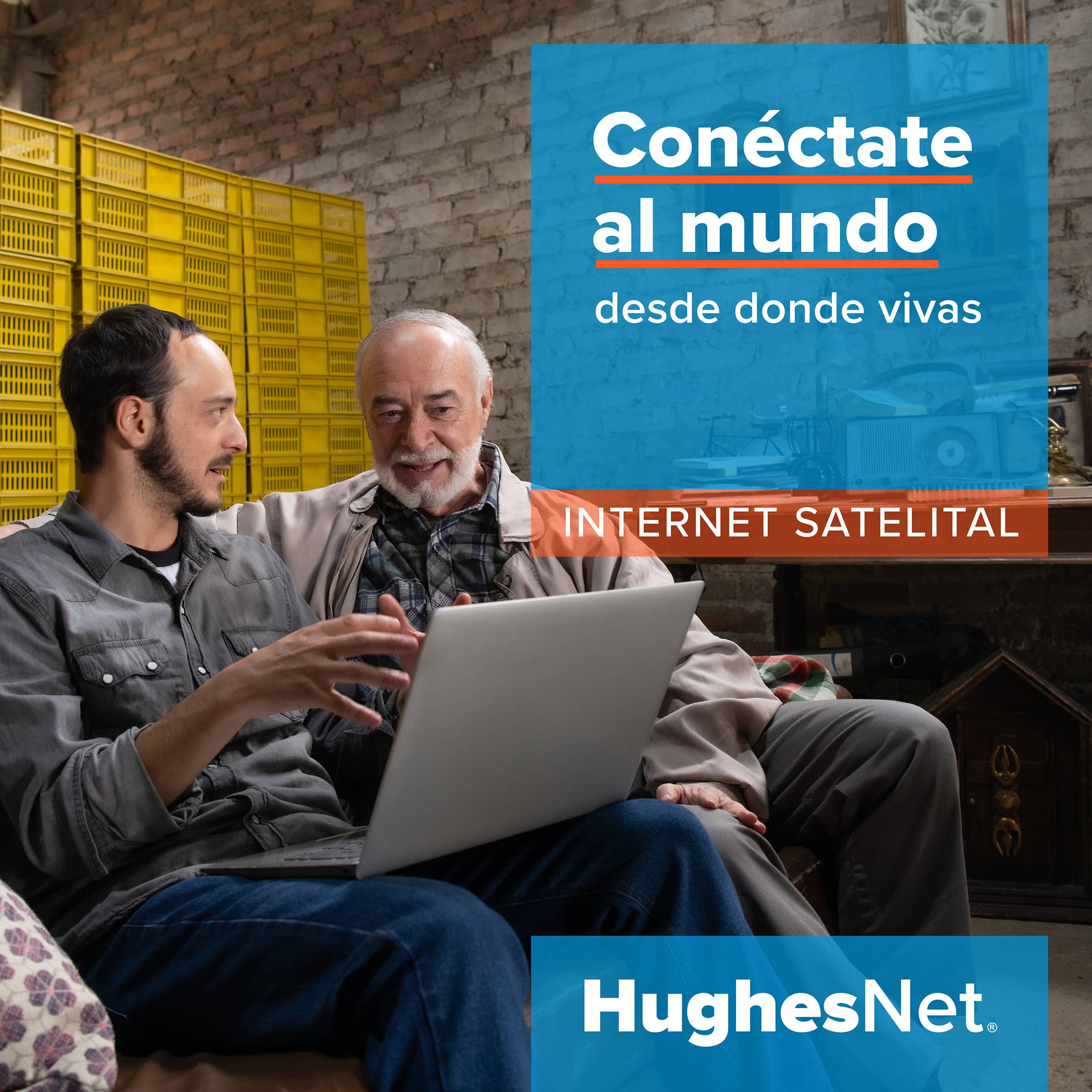 Internet satelital - HughesNet