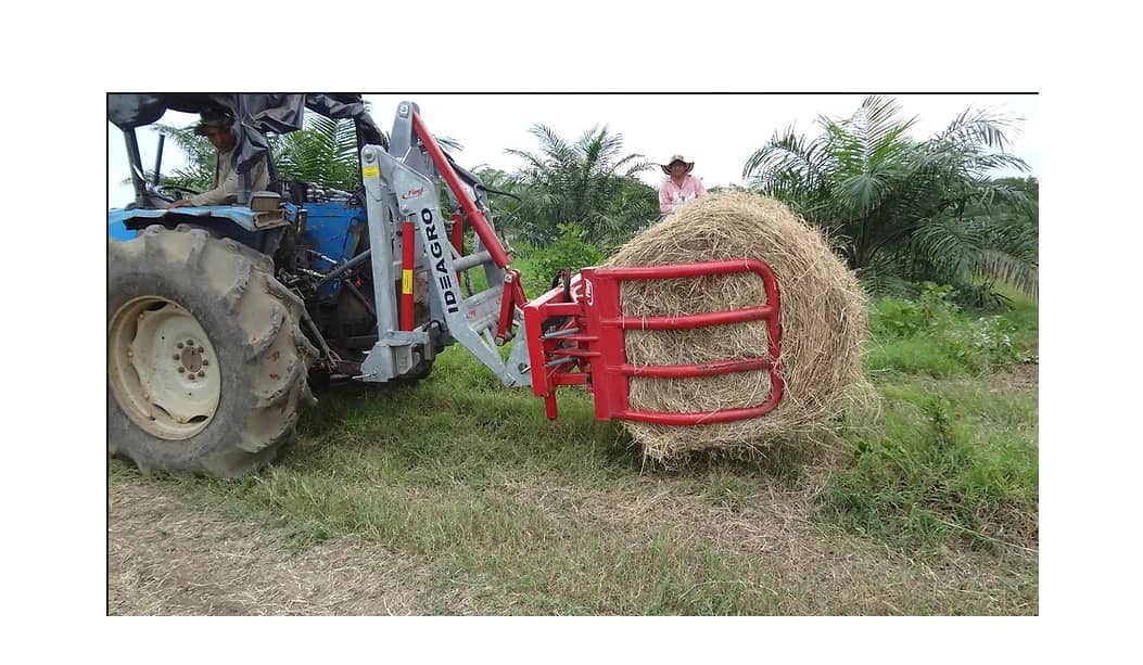 Pinza para Pacas Redondas - Elevación Segura y Eficiente