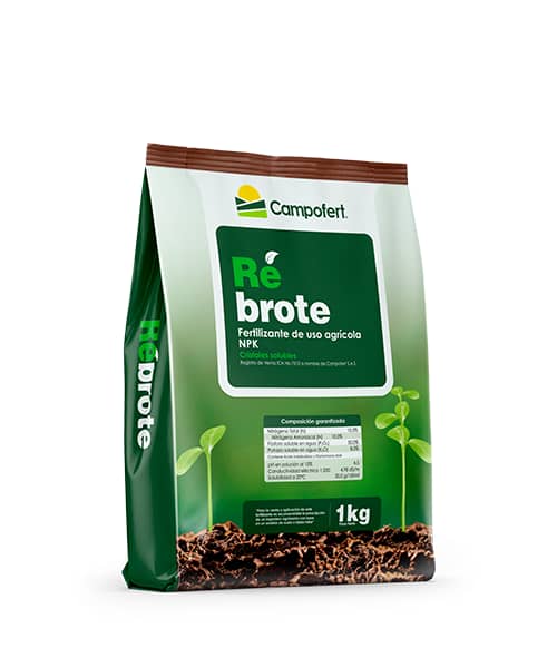 Rebrote Campofert 1kg | Fertilizante foliar de recuperación