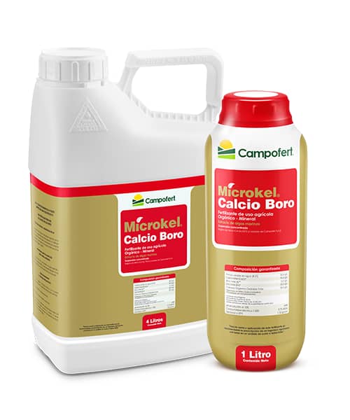 Microkel Calcio Boro x 4 litros | Fertilizante foliar correctivo