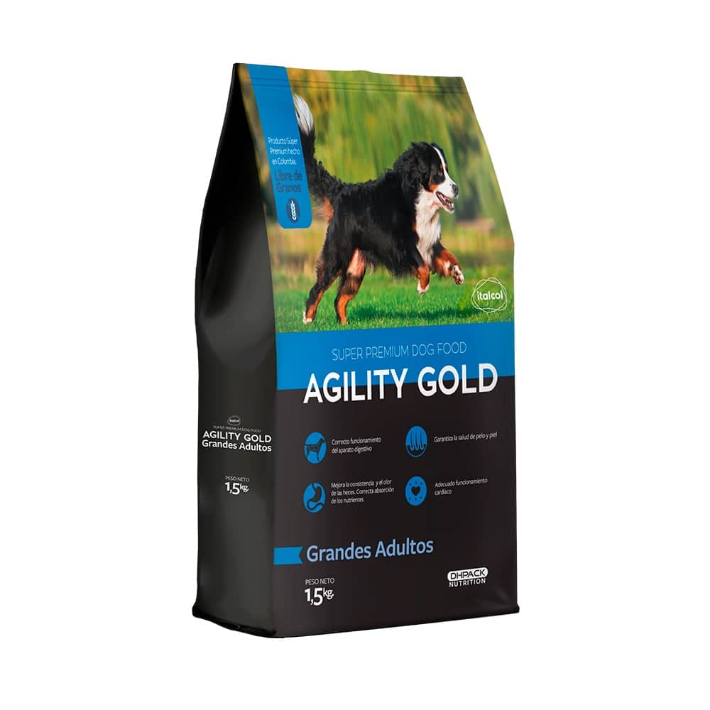Agility Gold Grandes Adultos x 1,5 Kg