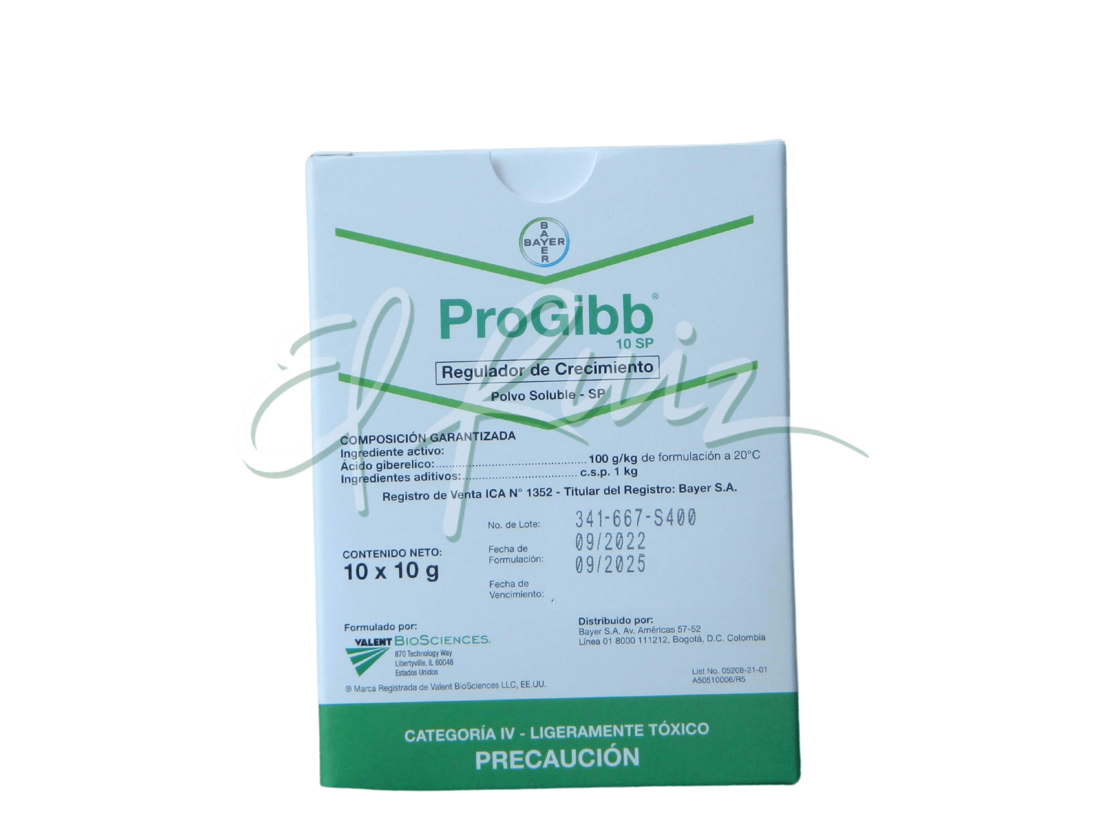 Regulador de crecimiento Progibb x 10 Gr - Bayer