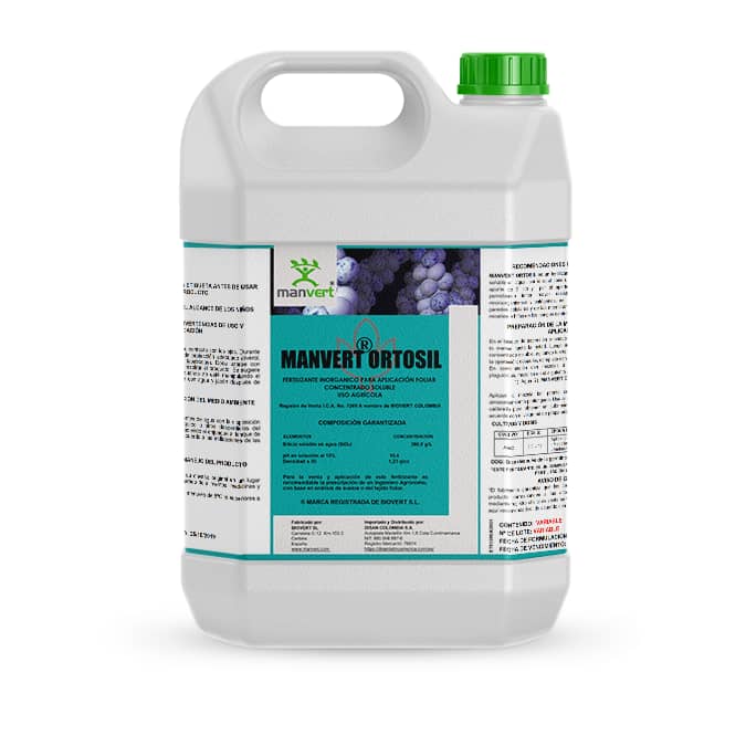 Ortosil | Fertilizante foliar con silicio para cultivos