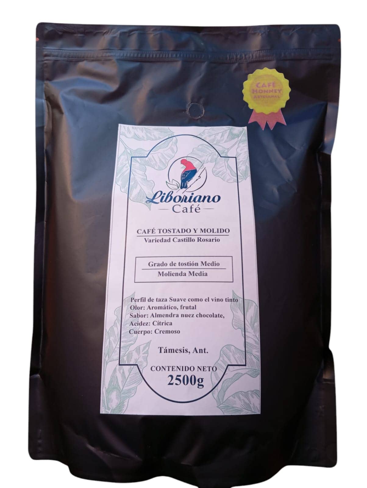 Café Tostado y Molido 2.5 kg | Variedad Castillo Rosario
